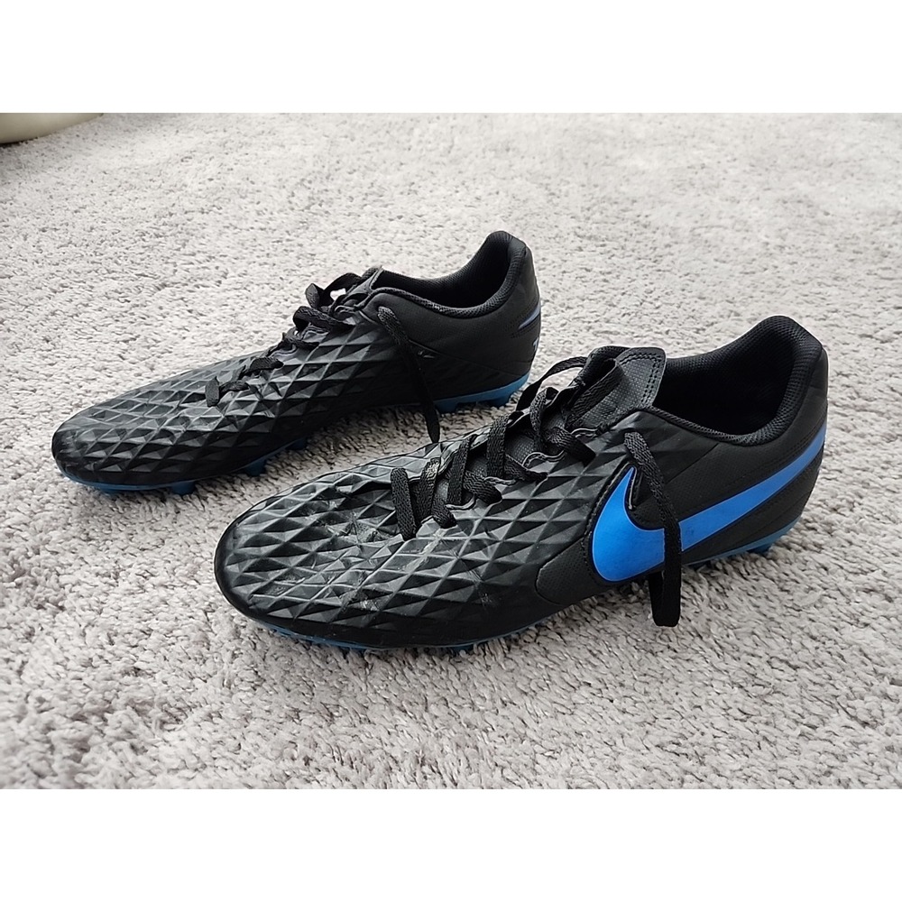 Nike Tiempo Legend 8 Academy MG Mens 11 Black Blue Soccer Cleats AT6013-004